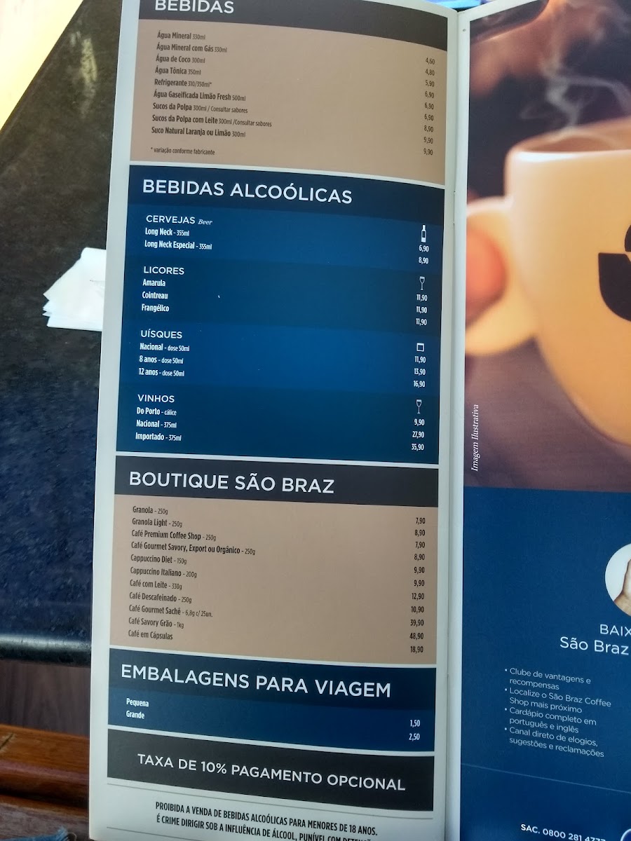 Menu Coffee Shop São Braz Ilha Do Leite-5
